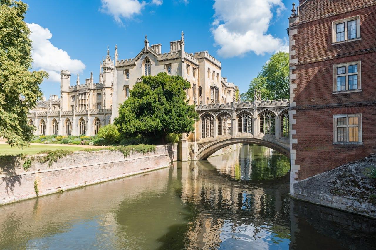 River and St Johns College in Cambridge in USA